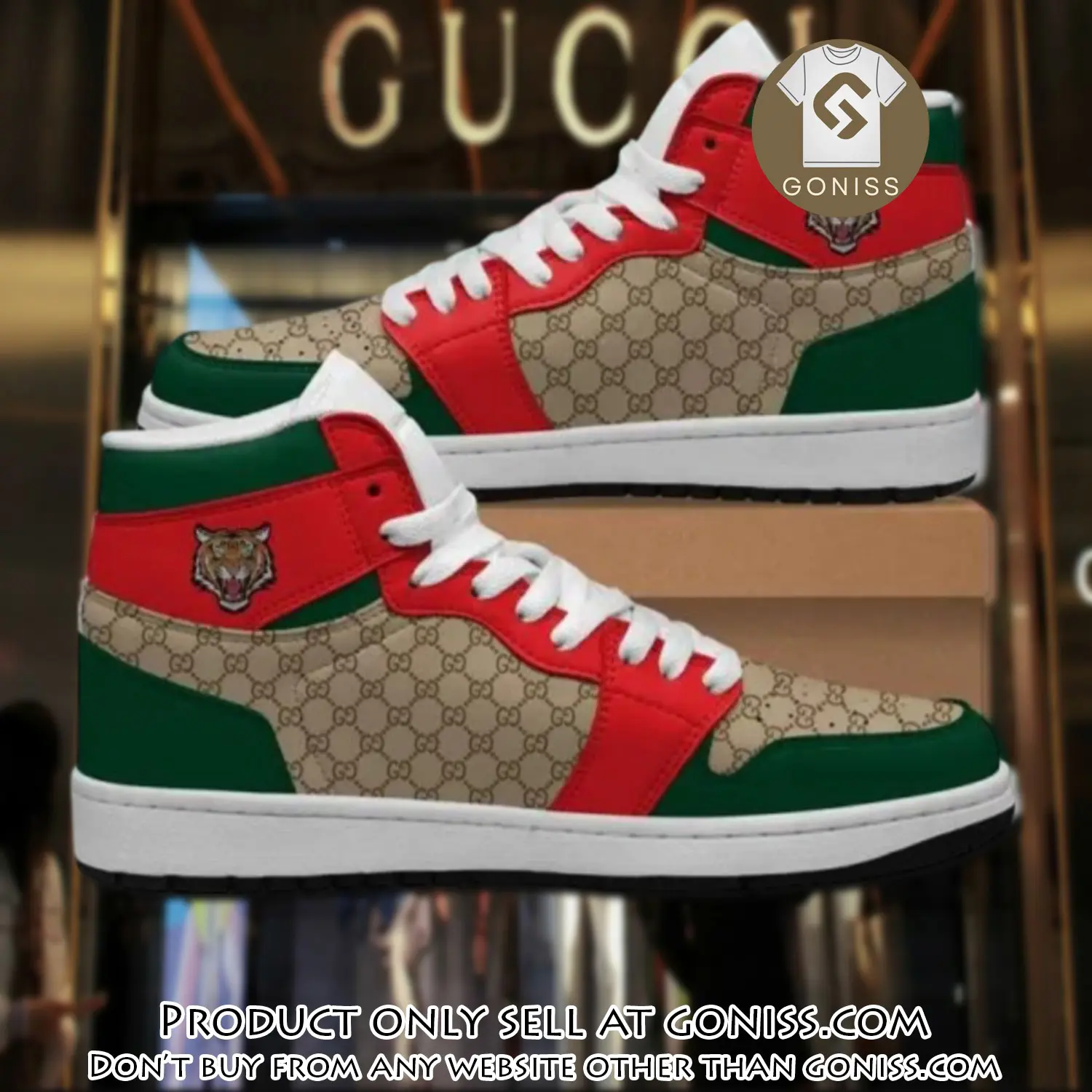 Gucci tiger high air jordan sneakers shoes hot  gifts unisex gn5030299